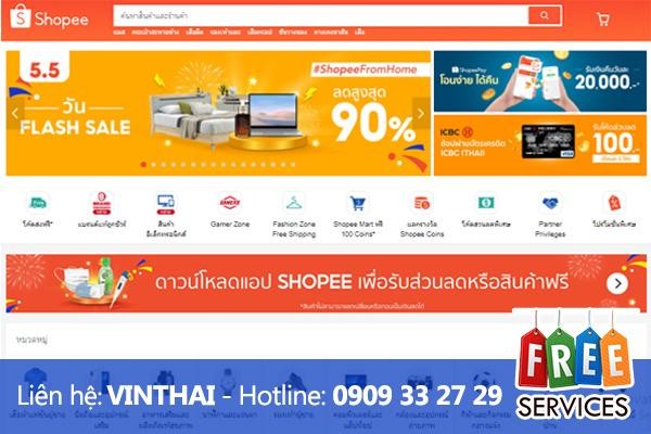 cách mua hàng trên Shopee Thái Lan