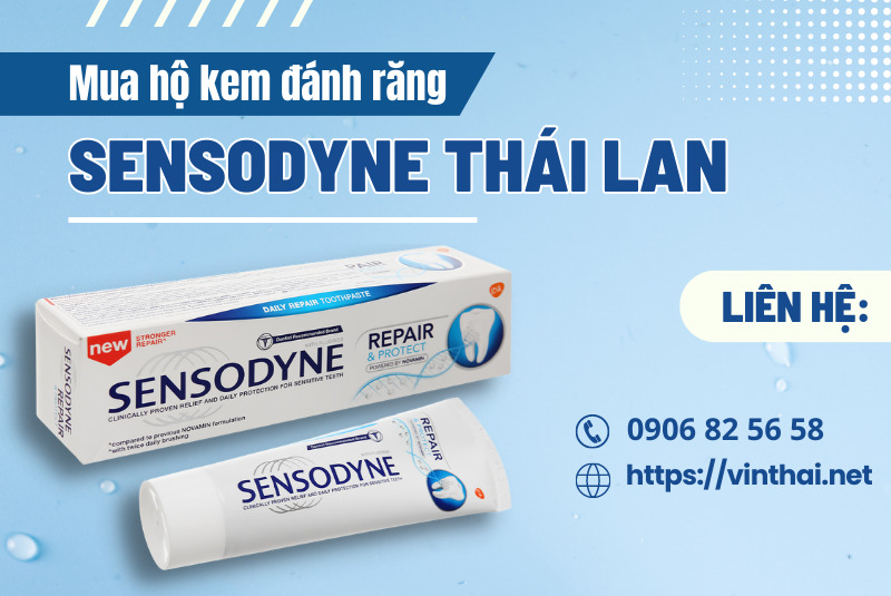 Mua hộ kem đánh răng Sensodyne Thái Lan