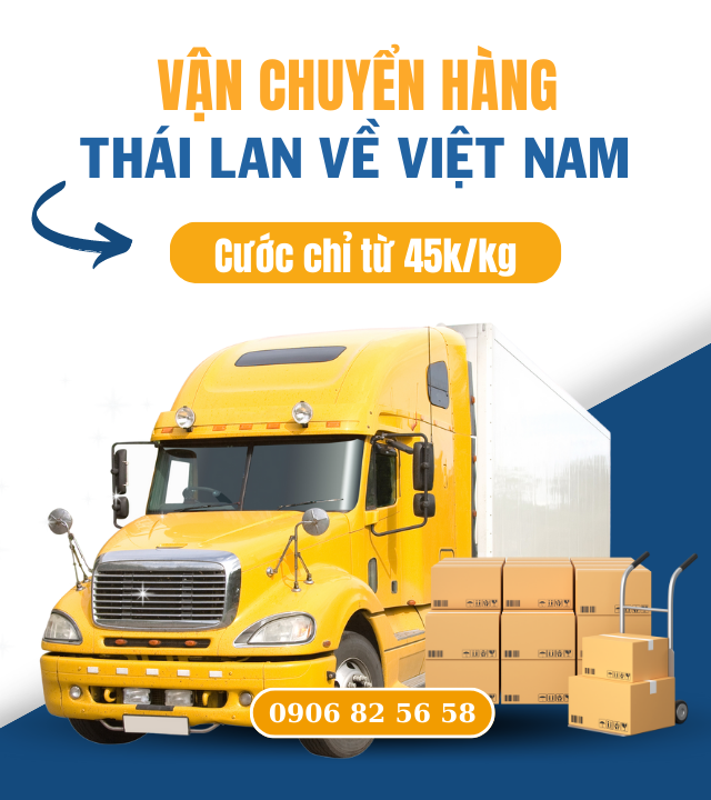 Banner vận chuyển hàng Thái Lan